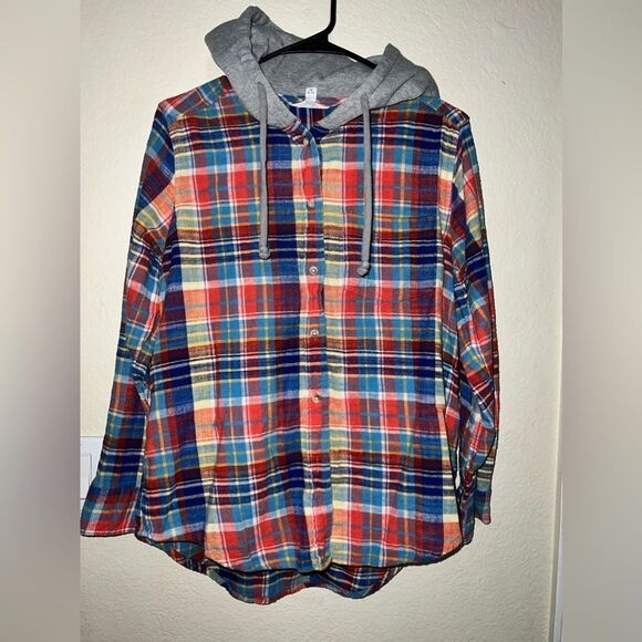 ❄️ LIKE NEW- LADIES FLANNEL- Size MED - Picture 1 of 2